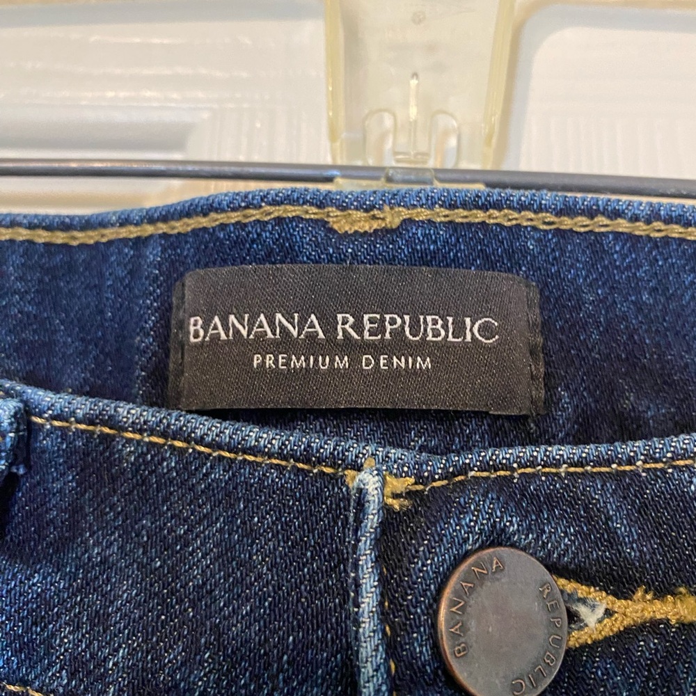 NWT BANANA REPUBLIC High Rise Bootcut Cropped Jeans 30 Long - Picture 5 of 12